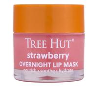 Tree Hut Masque à lèvres Strawberry Overnight, laissez agir pendant la nuit et réveillez-vous des lèvres trop douces et hydratées, améliorez votre routine d'auto-soin, 1,7 ml.
