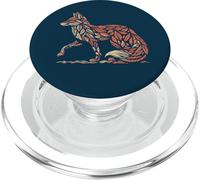 Tree Leaves Roots & Branches Nature Fox Vintage Outdoor Art PopSockets PopGrip pour MagSafe