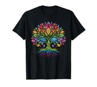 Tree Life Drapeau arc-en-ciel LGBTQ Cool Gay Pride pour enfants et hommes T-Shirt