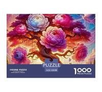 Tree of Life 1000 Pièces Puzzle Jeu Puzzles Classiques Impossible Puzzle Papier Challenge Toy Adultes Et Enfants Dès 14 Ans 52x38cm/1000pcs