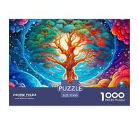 Tree of Life 1000 Pièces Puzzle Jeu Puzzles Classiques Impossible Puzzle Papier Jeu Éducatif pour Adultes Et Enfants 70x50cm/1000pcs