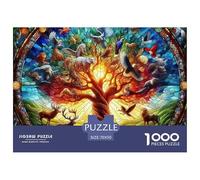 Tree of Life 1000 Pièces Puzzle Jeu Puzzles Classiques Impossible Puzzle Papier La Décoration De La Maison Adultes Et Enfants Dès 14 Ans 70x50cm/1000pcs