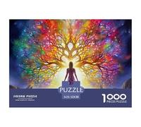 Tree of Life 1000 Pièces Puzzle Jeu Puzzles Classiques Impossible Puzzle Papier La Décoration De La Maison pour Adultes Et Enfants 52x38cm/1000pcs
