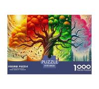 Tree of Life 1000 Pièces Puzzle Jeu Puzzles Classiques Impossible Puzzle Papier pour La Famille Amis pour Adultes Et Enfants 38x26cm/1000pcs