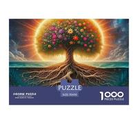 Tree of Life 1000 Pièces Puzzle Jeu Puzzles Classiques Impossible Puzzle Papier Un Cadeau pour Adultes Et Enfants 70x50cm/1000pcs