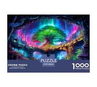 Tree of Life Puzzle 1000 Pièces Cadeau Unique Jeu Éducatif Challenge Toy À De Qualité Supérieure Peinture Art pour Adultes Et Enfants 38x26cm/1000pcs