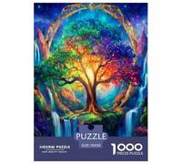 Tree of Life Puzzle 1000 Pièces Cadeau Unique Jeu Éducatif Défi Jouet À De Qualité Supérieure Peinture Art pour Adultes Enfants 70x50cm/1000pcs