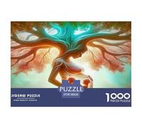 Tree of Life Puzzles 1000 Pièces Cadeau Unique Jeu Éducatif Défi Jouet À De Qualité Supérieure Peinture Art pour Adultes Et Enfants 38x26cm/1000pcs