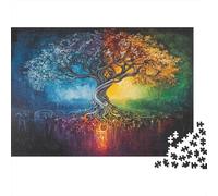 Tree of Life1000 Pièces Adulte Enfants Jouets Puzzle Jeux Éducatifs pour Les Enfants Adultes pour Soulager Le Stress Home Decor Puzzle pour Soulager Le Stress 1000 Pièces1000pcs (75x50cm)