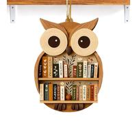 Tree Ornaments - Mini Wooden Creature Decorations, Animal Storybook Ornaments for Children Adults Household Birthday Autumn Festival Winter Celebration New Year Party Eve Evergreen Display