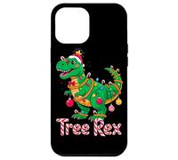 Tree Rex Christmas Costume T-Rex Dinosaur Xmas Light Family Coque pour iPhone 12 Pro Max