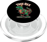 Tree Rex Costume de Noël T-Rex Dinosaure Lumière Famille PopSockets PopGrip pour MagSafe