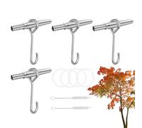 Tree Sap Tapping Kit - 4-Piece Portable Trunk Faucet Set For Syrup |Maple Tree Taps With Drill Bits And Cleaning Brushes, Outdoor Trees Sap Collection Tool For DIY Maple Syrup Making