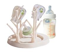 Tree Shaped babybottleHolder - Detachable bottleDryer Rack, Space Saving Multipurpose Organizer | Kitchen Countertop Drying Stand for babyFeeding, Bottles Nipples Milk infantAccessories Storage