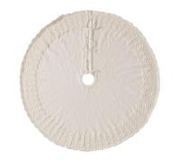 Tree Skirt, Christmas Tree Base Cover, Easy Installation Hand-Knit for Indoor Outdoor Yard Garden Dormitory Hotel Restaurant Apartment Businesses