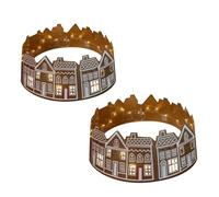 Tree Skirts - Tree Ring | Treee Collars, Mat for Holiday Indoor Outdoor Xmas Trees Decoration, Snowflake Skirt Base, Collar for Fireplace Entryway Living Room Office Patio Porch Yard Garden Landscape