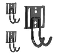 Tree Stand Bow Hooks - Smooth Rustproof Coating, 1 inch External Strap Port, Weatherproof Outdoor Forests Component, Black Polymer Fastener | Support Aid for Hunters & Gear