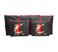 Tree Storage - Waterproof Christmas Wreath Container, Dustproof Bag | Sturdy Oxford Cloth Material, Ideal for Holiday Ornaments, Lighting Strings Decorations Basement, 48.03x14.96x20.08 Inches