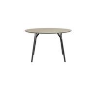 Tree Table Ronde Tree Ø120 Stratifié Noir/ Beige