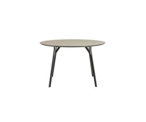 Tree Table Ronde Tree Ø120 Stratifié Noir/ Beige