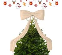 Tree Topper Bow- 70.8 inch Velvet Bows, Giant Velvet Christmas Bow for Tree, Wreath, Curtains, Walls, Doors | Large Decorative Holiday Bows for Living Room, Entryway, Party, Mantel, Photo Backdrop