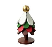 Tree Trivet Wooden 4 Tier Foldable - Heat Resistant Christmas Decor Coaster | Christmas Coaster Tree for Restaurant Camping Picnic Barbecue | Cups Bowls Plates Soup Pots Baking Pans Tree Trivet Wooden 4