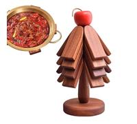 Tree Trivets for Hot Dishes - Foldable Space Saving Protective Coasters