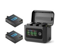 Treeboy Hero 13 Lot de 2 batteries 2100 mAh avec hub de charge rapide LCD 27 W 5 en 1 pour GoPro Hero 13