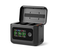 Treeboy Osmo 360 Lot de 2 batteries avec hub de charge bidirectionnel Fast Intelligent 27 W compatible avec DJI Osmo 360/Action 5 Pro/4/3 W/LCD (concentrateur de charge OSMO)