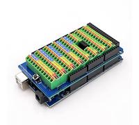 Treedix Bloc de bornes à vis Breakout Shield Board Module Carte d'extension Module Breakout compatible avec Arduino MEGA-2560