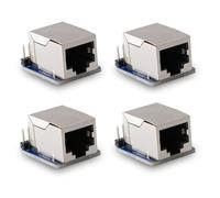 Treedix Connecteurs Ethernet RJ45, Kits de Carte de dérivation de connecteur RJ45 à 8 Broches compatibles avec Ethernet DMX-512 RS-485 RS-422 RS-232 (4 Jeux)