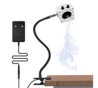 Treedix Extracteur de Fumée de Soudure, Ventilateur d'aspiration de Vapeur de Soudure, avec Lumière LED et Puissance d'aspiration, 15 Filtres à Charbon Actif(Blanc)