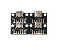 Treedix Lot de 4 cartes de dérivation USB de type C avec connecteurs femelles en série, connecteurs plaqués or