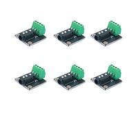 Treedix Lot de 6 connecteurs TRRS 3,5 mm Jack Breakout Board - Support PCB - Prise audio 4 broches pour casque audio vidéo MP3 - Module connecteur d'extension pour Arduino