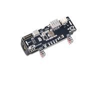 Treedix Module d'alimentation pour platine d'expérimentation 3,3 V/150 mA 5 V/2 A, avec port de charge USB de type C, port de sortie de type A et fente pour batterie rechargeable, moule de charge pour