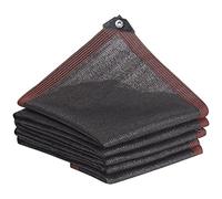 TREEECFCST Brise Vue pour Balcon Filet de Protection Solaire Taux d'ombrage 90% Filet de Protection Solaire de Jardin température Nette Maille Respirante Filet d'ombrage Noir 0305(Size:2x9m)