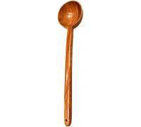 TreegoArt Cuillère de cuisine en bois faite à la main pour cuisiner, servir, mélanger la soupe, article de cuisine sûr et respectueux de l'environnement - Lot de 1