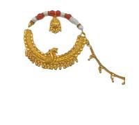 TreegoArt Fashion Magnifique motif Uttarakhand Pahadi Nath avec chaîne pour femme et mariée - Lot de 1