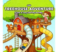 treehouse Adventure coloring book: Climb, Explore, and Play! A Whimsical Coloring Adventure with Cute Treehouses and Nature Fun for Kids Ages 4-8.