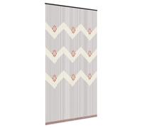 Treeisland Rideau de porte en perles de bois - 90 x 195 cm - 60 brins - En bois de bambou - Décoration pour véranda, couloir