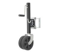 Treeisland Roue jockey 2000 lbs pour remorque, caravane et remorque de chevaux, double roue de 8 pouces