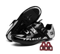 Treer 2026 Rennradschuhe Fahrradschuhe Herren Damen, Rennrad Schuh Mountain Bikes Schuhe Outdoor Radschuhe Fahrrad Indoor Spin Kompatibel Look/SPD-Cleats, 37-47EU (Noir,37)