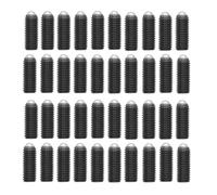 Treer 40-Pcs Spring Hex Socket Ball Point Grub Plunger Screws Set made of Alloy steel,Grade 12.9 hexagon socket ball point Set Screws (M6 x 16mm)