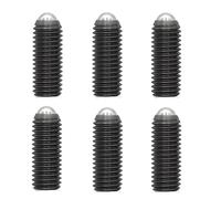 Treer 6-Pcs Spring Hex Socket Ball Point Grub Plunger Screws Set M16 made of Alloy steel,Grade 12.9 hexagon socket ball point Set Screws (M16 x 40mm)