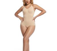 Treer Body Sculptant Femme Body Gainant, Ventre Plat Invisible Minceur Gaine Amincissante Shapewear Bodysuit Corset Corps Avec Spaghetti Strap Camisole Combinaison, S-3XL Grande Taille