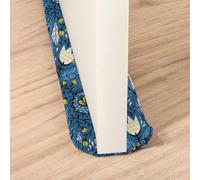 Treer Boudin de Porte Tissu Lavable Isolant Froid 70-90 cm, Boudins de Portes et Isolation Bas de Porte avec Fermeture Auto-Agrippante pour Porte Larges et Fenêtre (Tulipe Bleue)