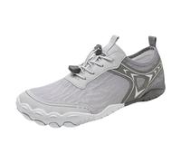 Treer Chaussures Homme Femme, Aquatiques Chaussures Aquatiques Barefoot Shoes à Séchage Rapide Barefoot Sport Nautique Plage Surf Yoga Escalade (Gris,41)