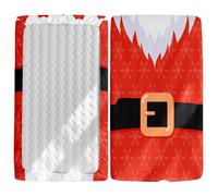 Treer Drap Housse pour Lit Bébé Doux Respirant, Confort Drap Housse Nacelle Bébé Couffin et Berceaux Protège Matelas Compatible pour Lit à Barreaux Enfant (Rouge,160x80x20cm)