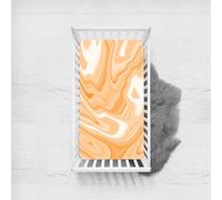 Treer Drap Housse pour Lit Bébé en Polyester Doux Respirant, Confort Drap Housse Nacelle Bébé Couffin et Berceaux Protège Matelas Compatible pour Lit à Barreaux Enfant (Sables mouvants 9,90x140cm)