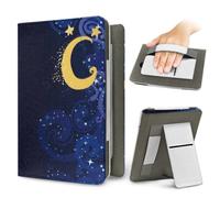 Treer Étui pour 7" Kindle Paperwhite(12e Gén. 2024,pour 11e Gén. 2021),pour Kindle Colorsoft (1re Gén, 2024),Coque Fine et Léger, Housse Réveil/Veille Automatique, 3D Univers (Lune)